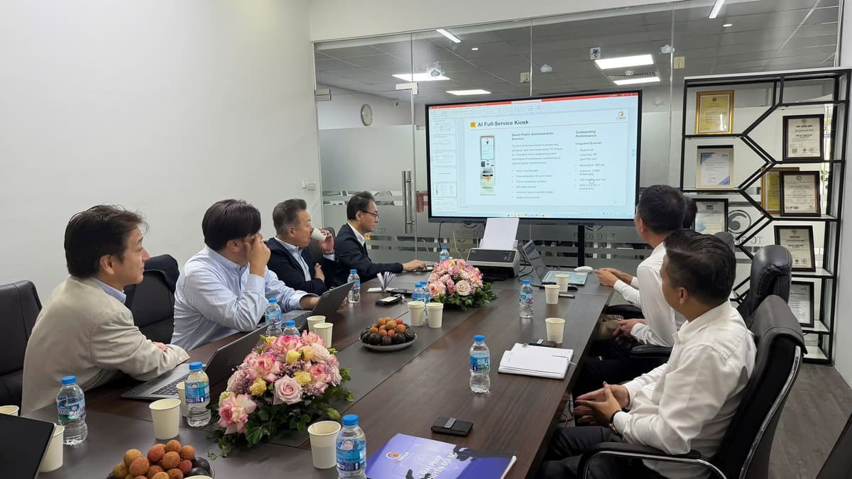 Tiếp đoàn lãnh đạo cấp cao RICOH (PFU) tại Hà Nội