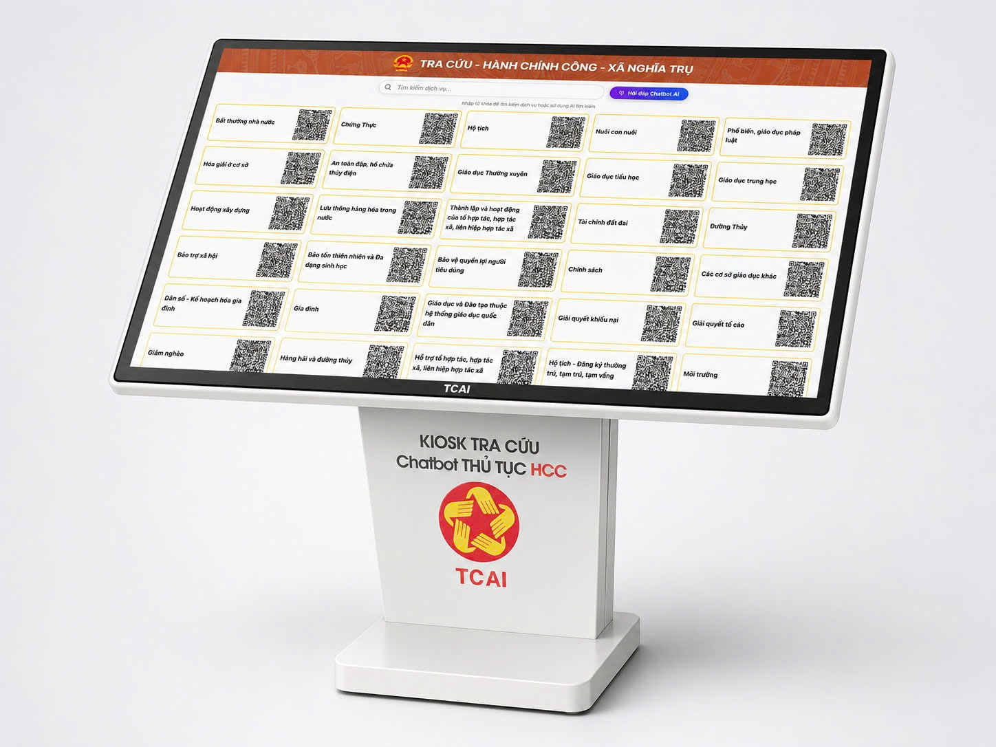 KIOSK TRA CỨU 55 INCH TC02