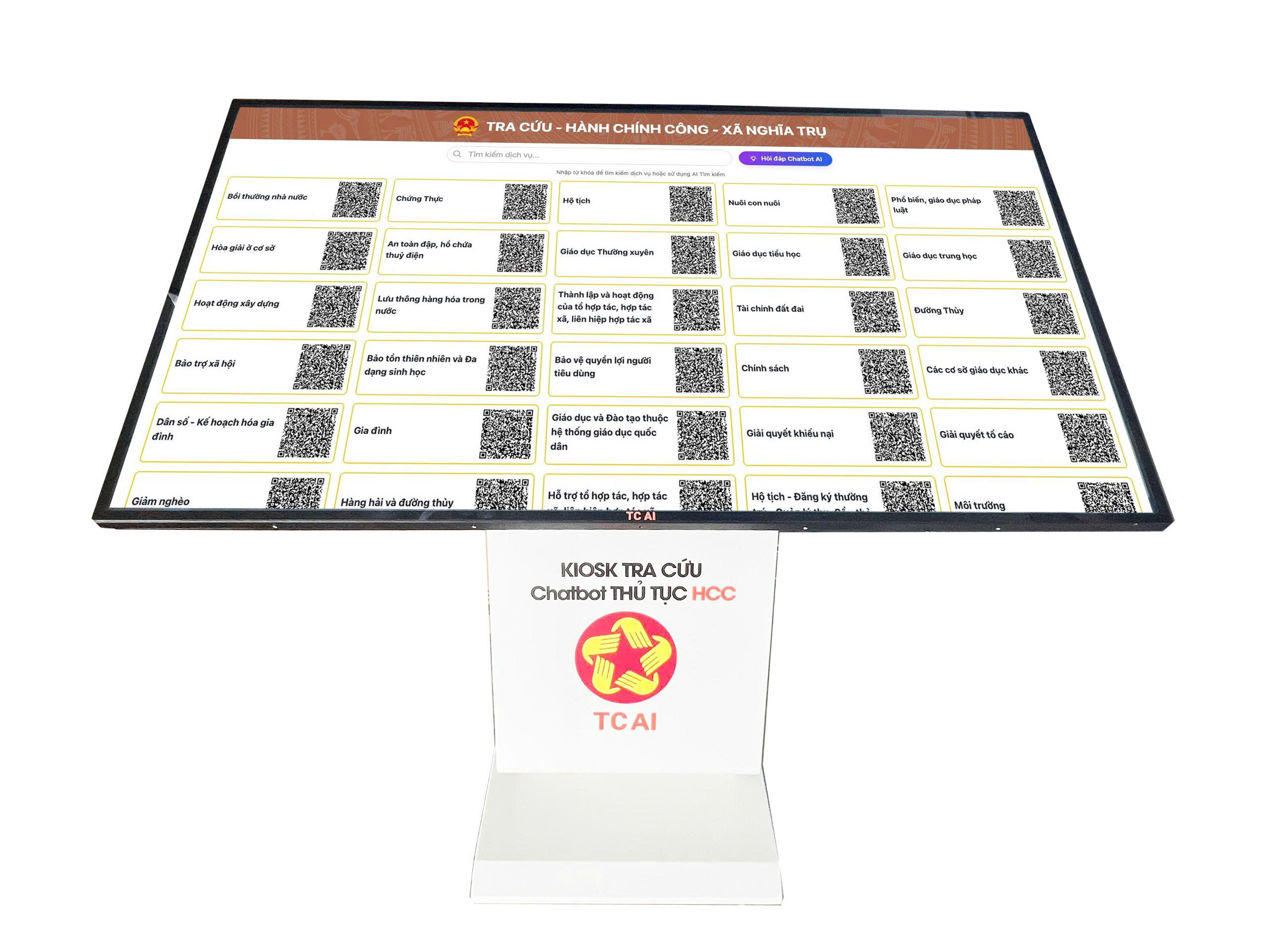 KIOSK TRA CỨU 55 INCH TC02